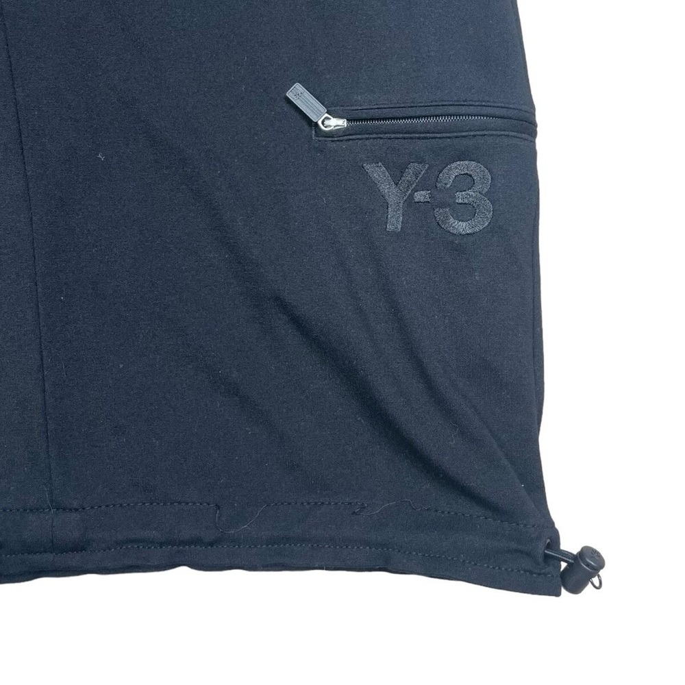 Adidas Y3 Hoodie Dress Women S Black Half Zip Up Yohji Yamamoto Y2K Pockets - Picture 7 of 12